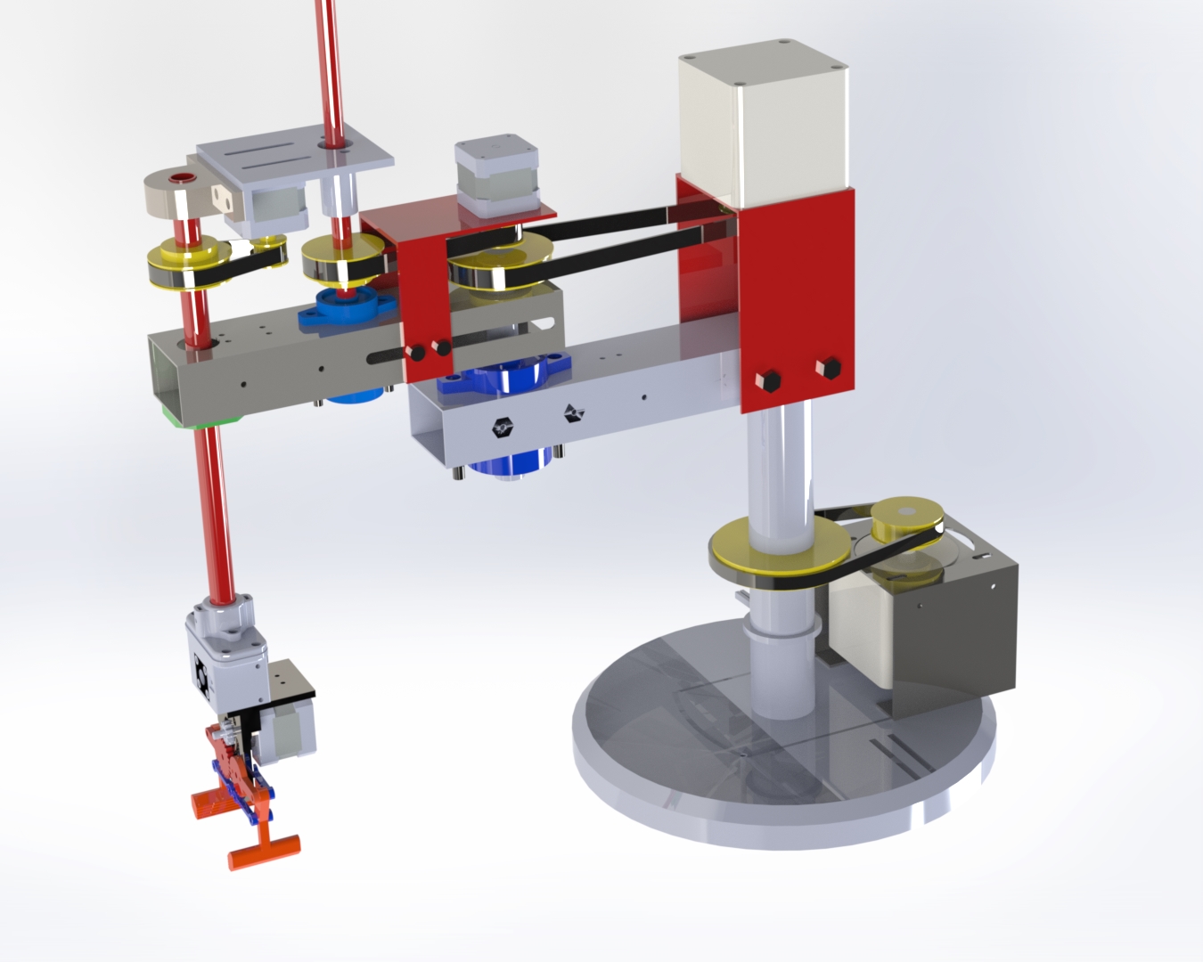 scara-robotic-arm SW STL（包含二维图纸）